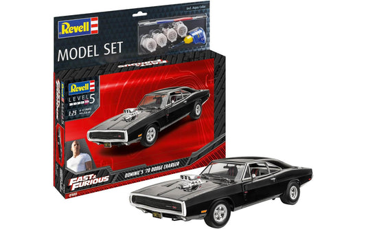 Model Set F&F Dominic's 1970 Dodge Charger 1/25 Revell 67693