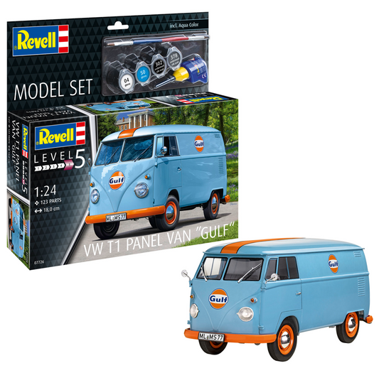 Model Set VW T1 Panel Van (Gulf) 1/24 Revell 67726