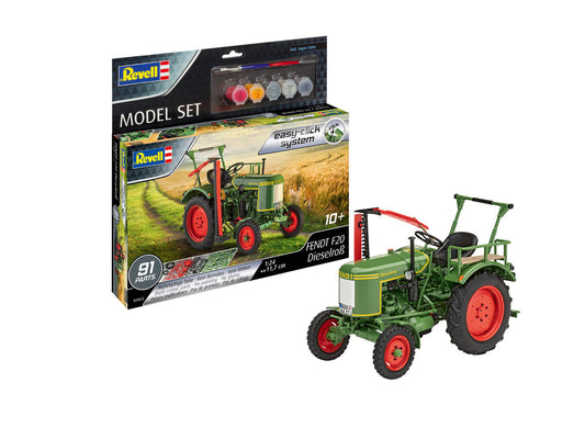 Model Set Fendt F20 Tractor (easy-click) 1/24 Revell 67822