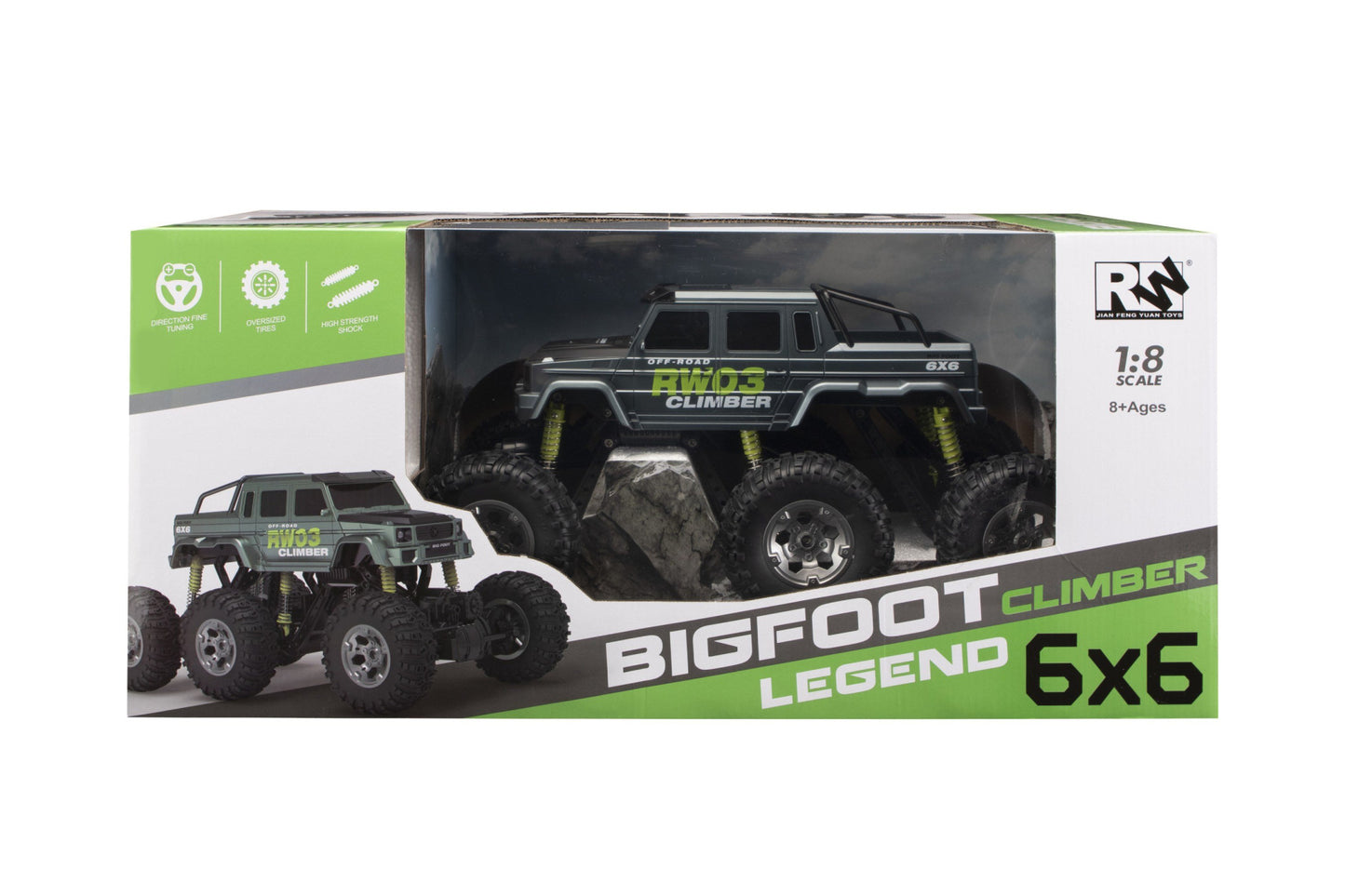 R/C Mercedes Rock Crawler Truck 6WD (2 Asst) 1/8 RW Toys RW26611B