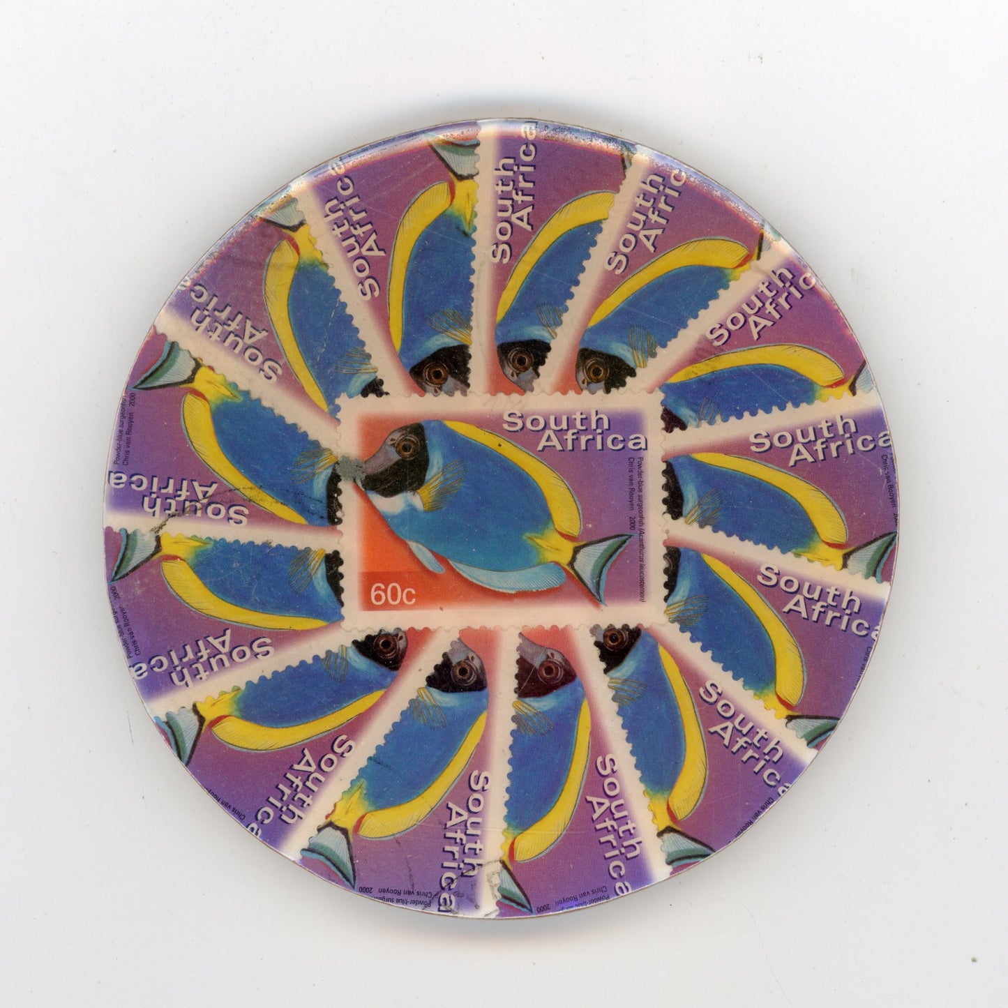 South African Fish Coaster Set of 2 - SC1298-1299