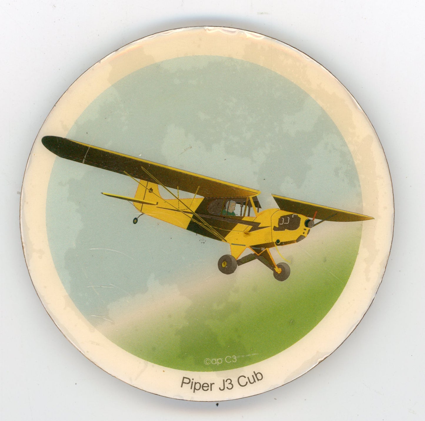Piper J3 Cub Coaster - SC3
