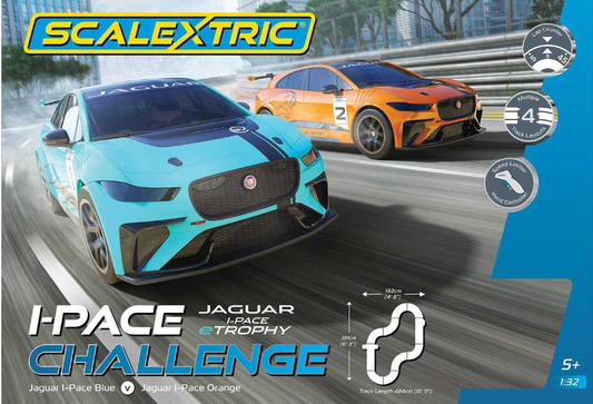 I-Pace Challenge 2 x Jaguar I- Pace 1/32 Scalextric C1401P