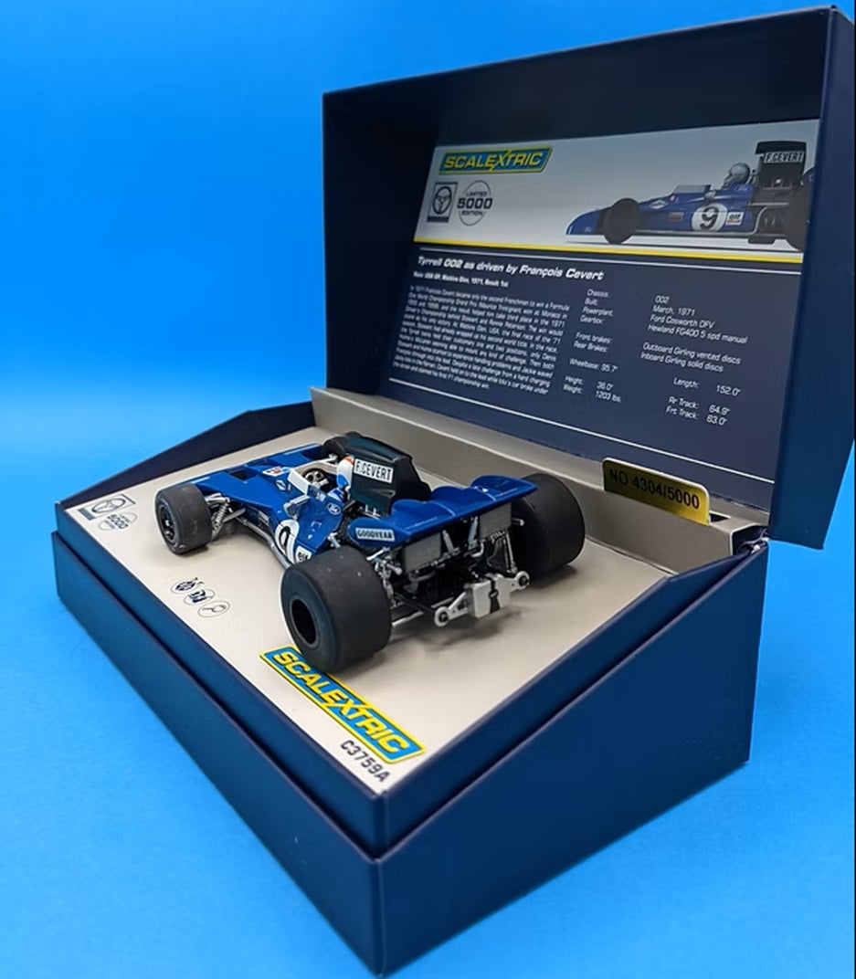 Tyrrell 002 (Francois Cevert) 1/32 Scale Scalextric SCAC3759A