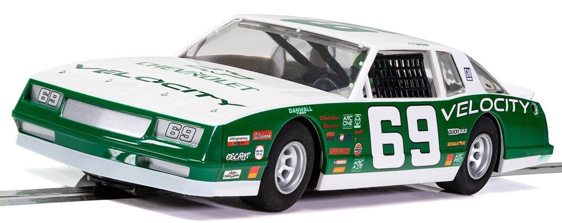 Chevrolet Monte Carlo 1986 No.69 Green/W 1/32 Scale Scalextric SCAC3947