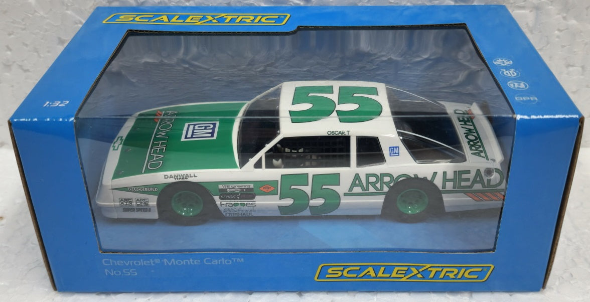 Chevrolet Monte Carlo Green & White No55 1/32 Scalextric SCAC4079