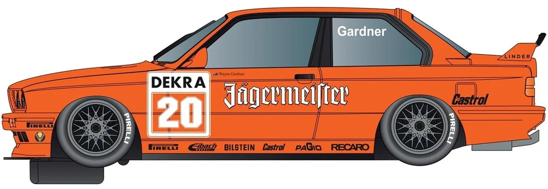 BMW E30 M3 Twin Pack Team Jagermeister - 1/32 Scale - Scalextric - SCAC4110A