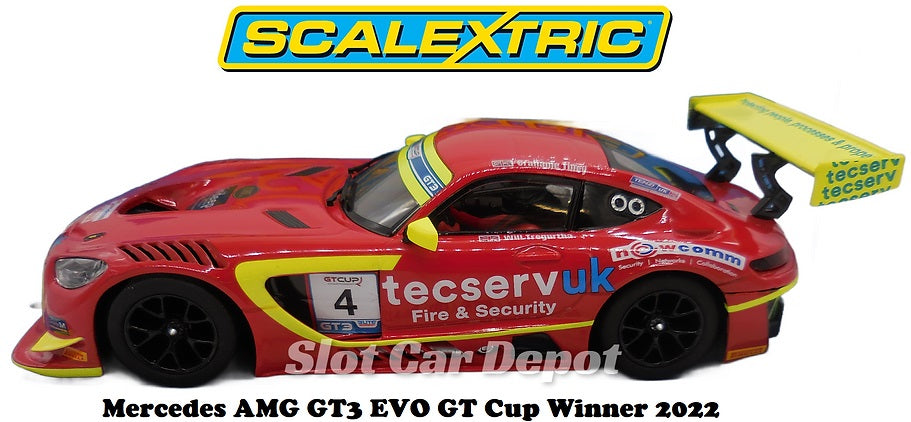 Mercedes AMG GT3 Evo - GT Cup 2022 GRAHAME TILLEY 1/32 Scale Scalextric SCAC4332