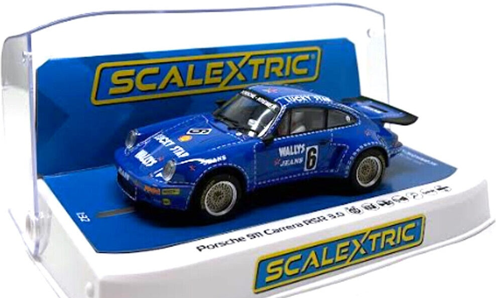 Porsche 911 Carrera RSR 3.0 - Wallys Jeans 1/32 Scale Scalextric SCAC4398