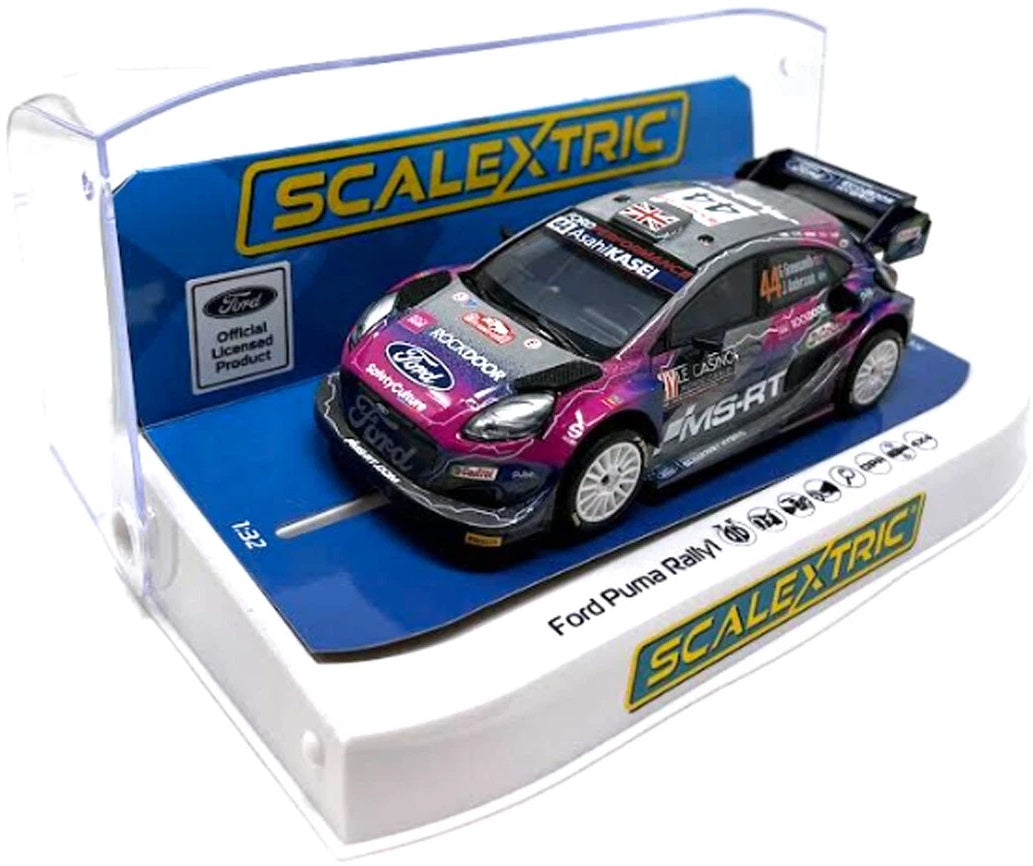 Ford Puma WRC Gus Greensmith 1/32 Scale Scalextric SCAC4449