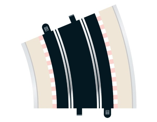 Radius 4 Curve 22.5 Degrees x 2 - 1/32 Scale - Scalextric - SCAC8235