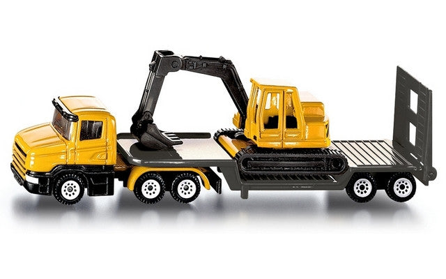 Low Loader with Excavator DT - Siku 1611