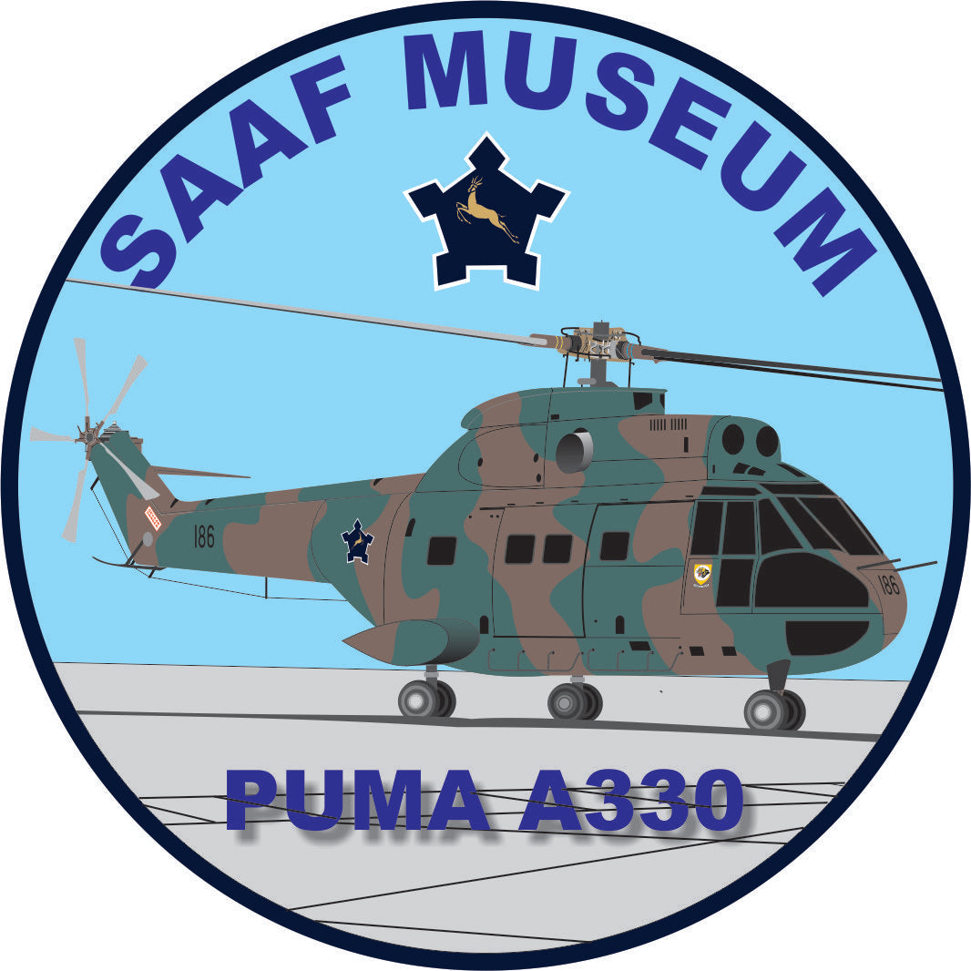 SAAF Museum SA330 Puma Sticker - SM27