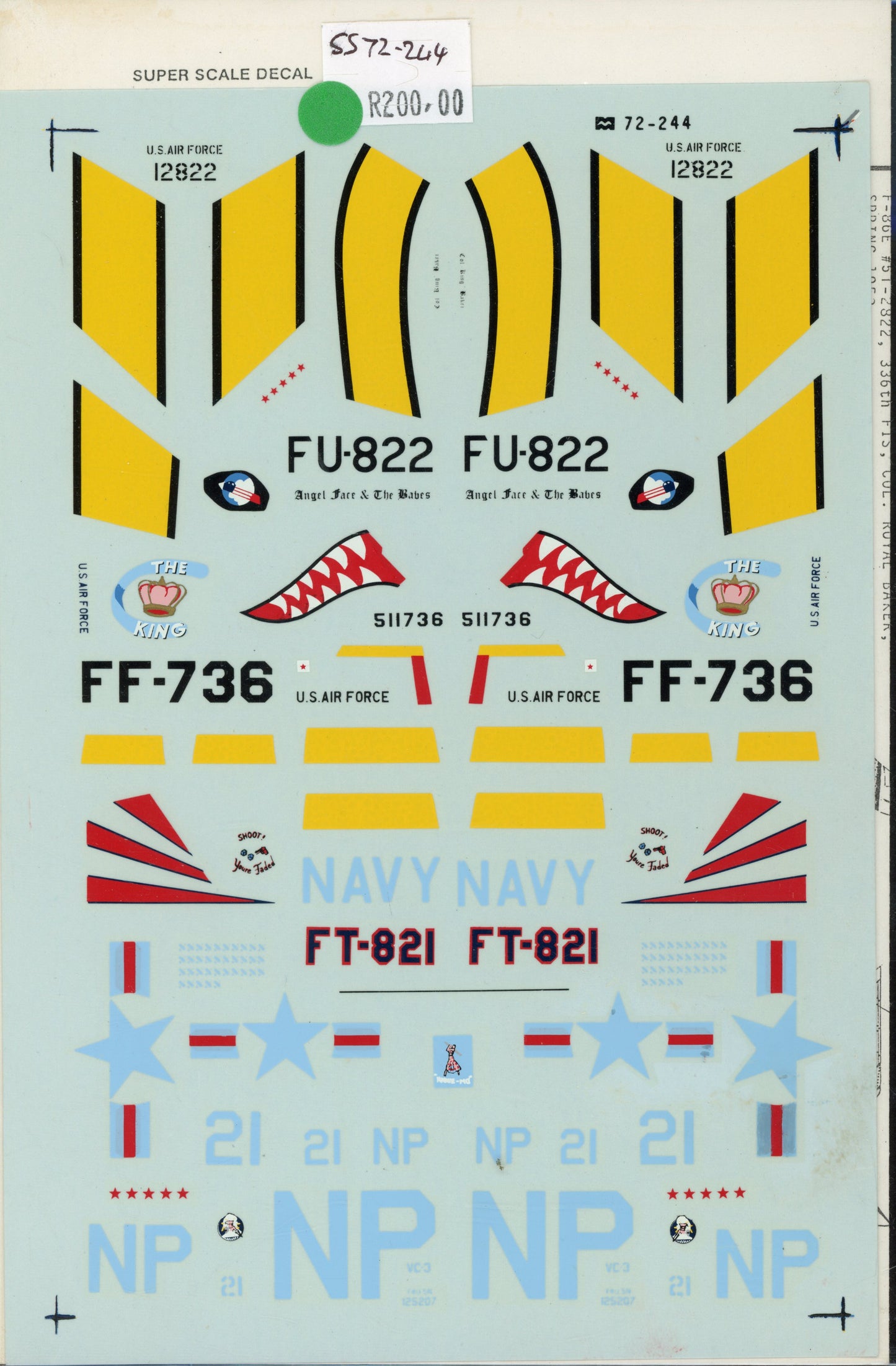 Korean War Aces No.2 - 1/72 Scale Super Scale International Inc. SS72-244