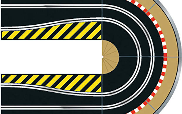 Hairpin Curve - 1/32 Scale - Scalextric - SCAC8195