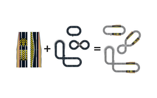Scalextric Track Extension Pack 2 - 1/32 Scale - Scalextric - SCAC8511
