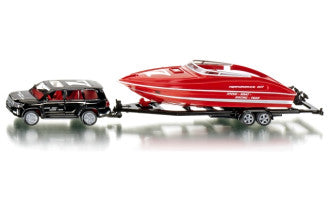 Toyota Landcruiser w/Motorboat 1/55 Siku 2543