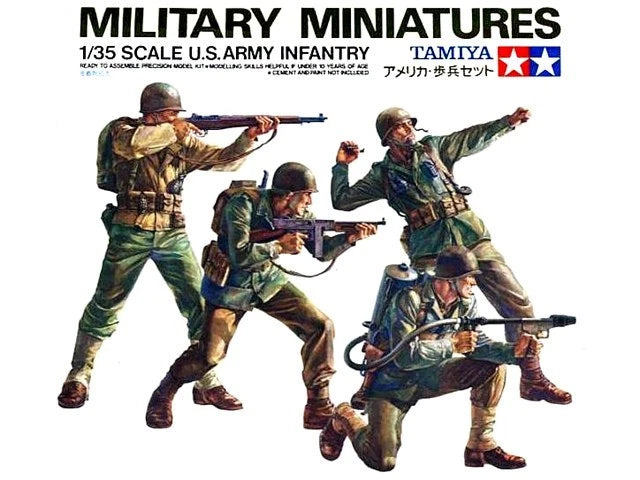 US Army Infantry Set - 1/35 Scale Tamiya 35013