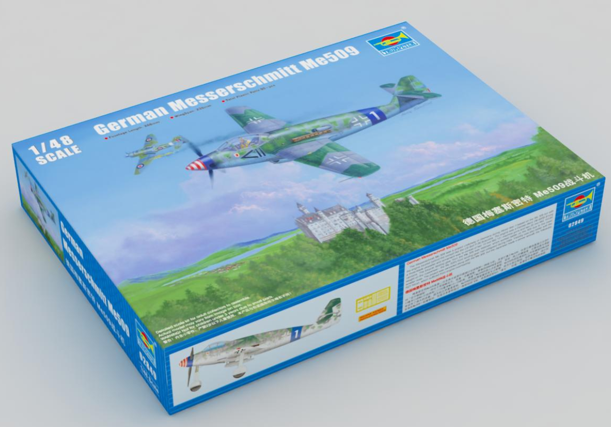 Messerschmitt Me.509 1/48 Scale Trumpeter 02849