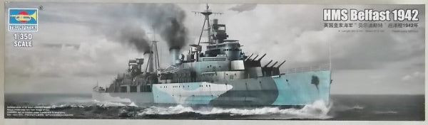 HMS Belfast 1942 - 1/350 Scale Trumpeter 05334