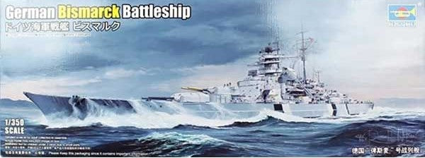 Bismarck Battleship - 1/350 Scale Trumpeter 05358