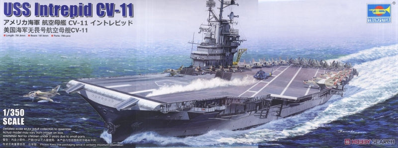 Aircraft Carrier USS Intrepid CV-11 - RE-EDITION - 1/350 Scale Trumpeter 05618