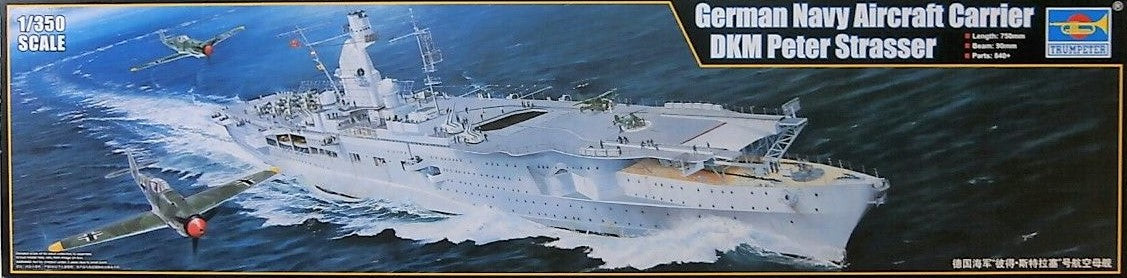 German Aircraft Carrier DKM Peter Strasser - 1/350 Scale Trumpeter 05628