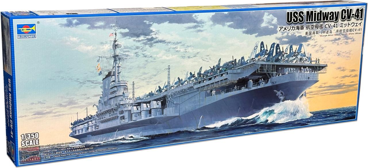 Aircraft Carrier Midway CV-41 - 1/350 Scale Trumpeter 05634
