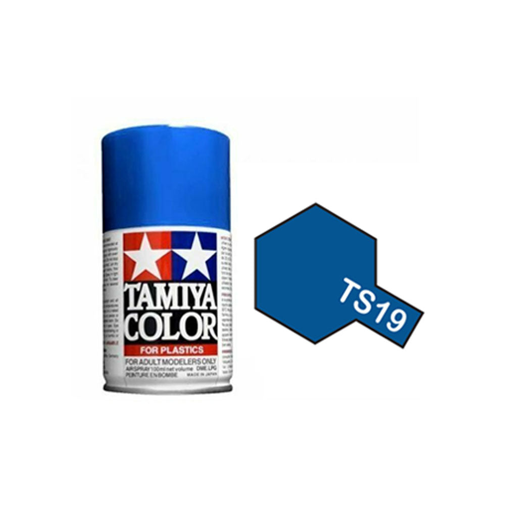 Metallic Blue Gloss 100ml Spray Can - Tamiya TS-19