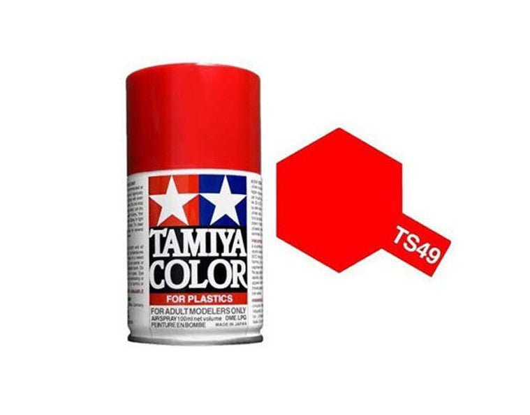 Bright Red Gloss 100ml Spray Can - Tamiya TS-49