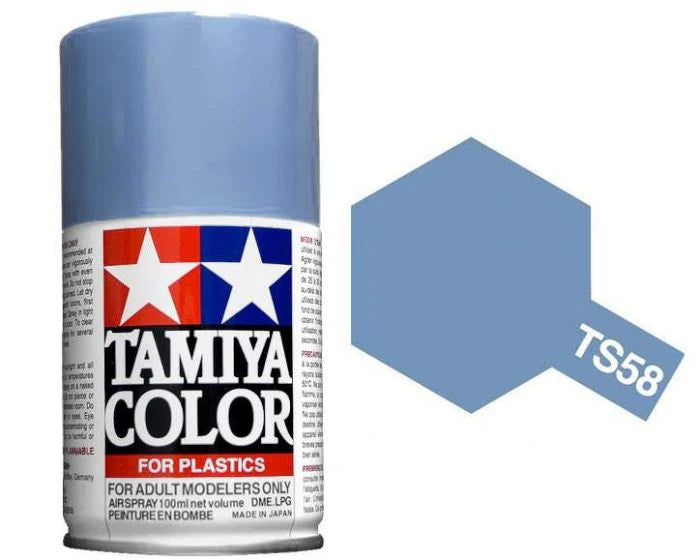 Pearl Light Blue 100ml Spray Can - Tamiya TS-58