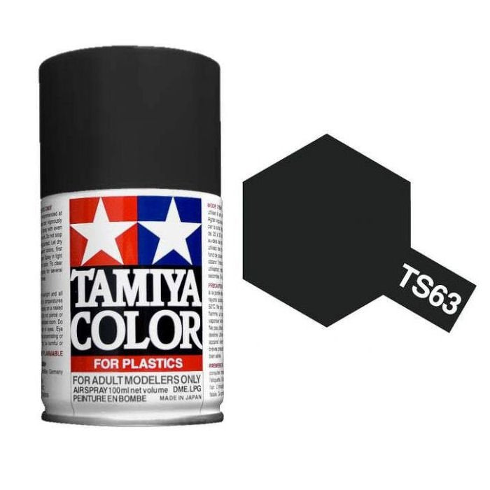 NATO Black Gloss 100ml Spray Can - Tamiya TS-63