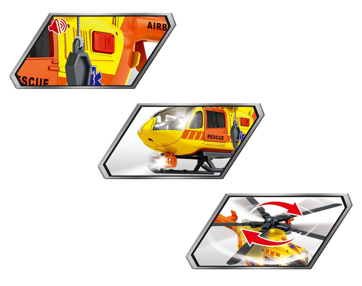 Rescue Helicopter (38cm) Toy Star TS666-50Q
