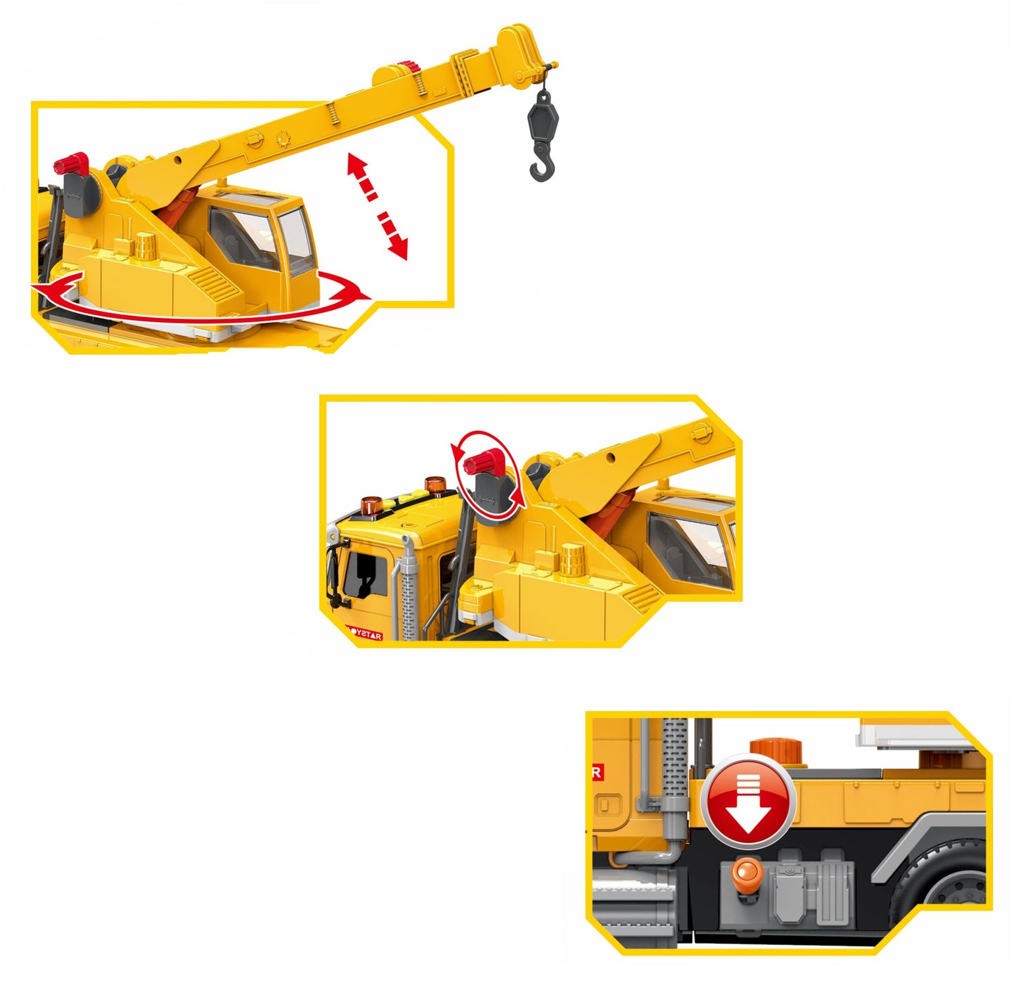 Crane Truck (35cm) Toy Star TS666-51P