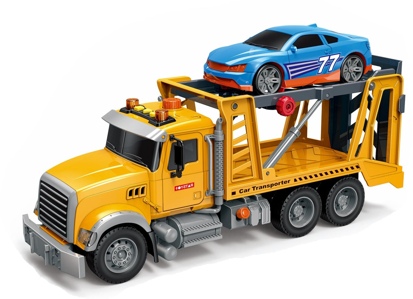 Transporter Truck & Car (38cm) Toy Star TS666-56P