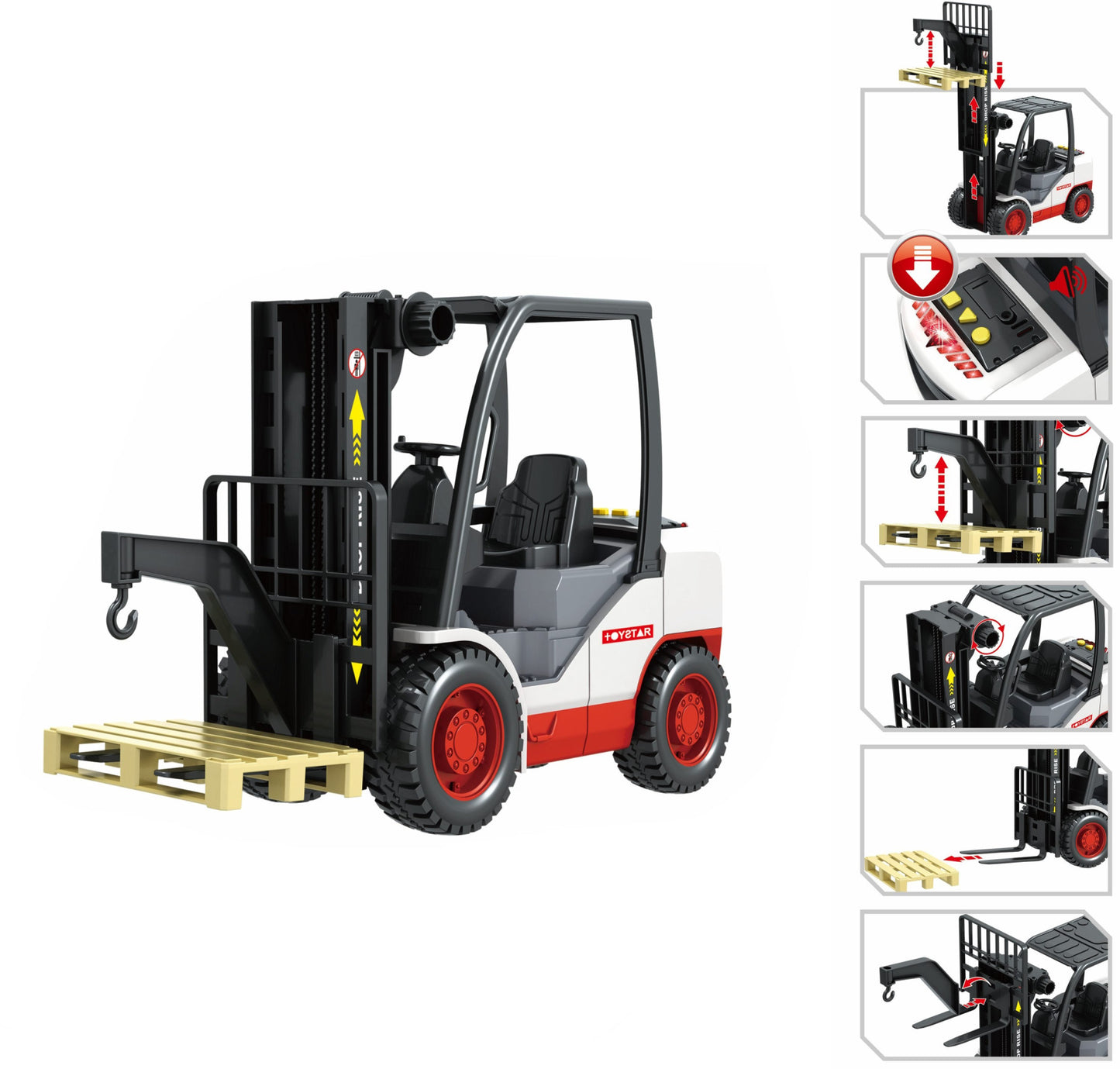 Forklift (34cm) Toy Star TS666-61P