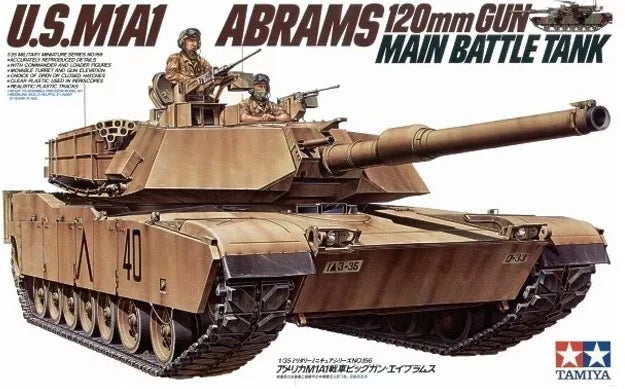 US M1A1 Abrams - 1/35 Scale Tamiya 35156