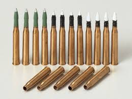 German Tiger I Brass 88mm Projectiles - 1/35 Scale Tamiya 35189