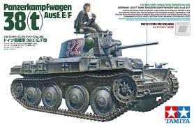 German Tank PZKW 38t Ausf.E/F - 1/35 Scale Tamiya 35369