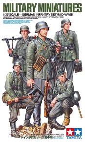 German Infantry Set (Mid WWII) - 1/35 Scale Tamiya 35371