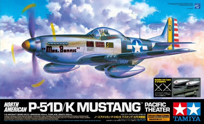 P-51D/K Mustang Pacific Theater - 1/48 Scale Tamiya 60323