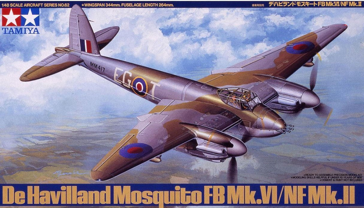 De Havilland Mosquito FB MkVI - 1/48 Scale Tamiya 61062