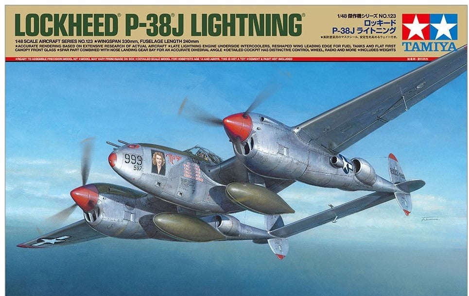 Lockhead P-38J Lightning - 1/48 Scale Tamiya 61123