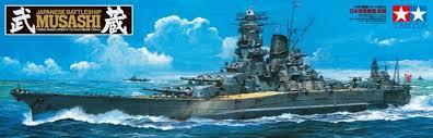 Japanese Musashi Battleship - 1/350 Scale Tamiya 78031