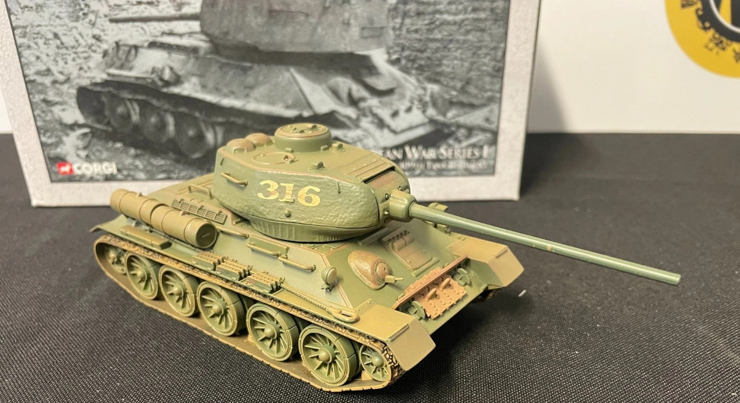 T34/85 Tank North Korean 109TH Tank Regiment 1/50 Scale Corgi US51601