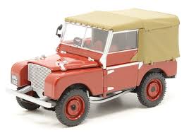 Land Rover Series 1 '80 - Poppy Red' - 1/43 Scale Corgi VA11118
