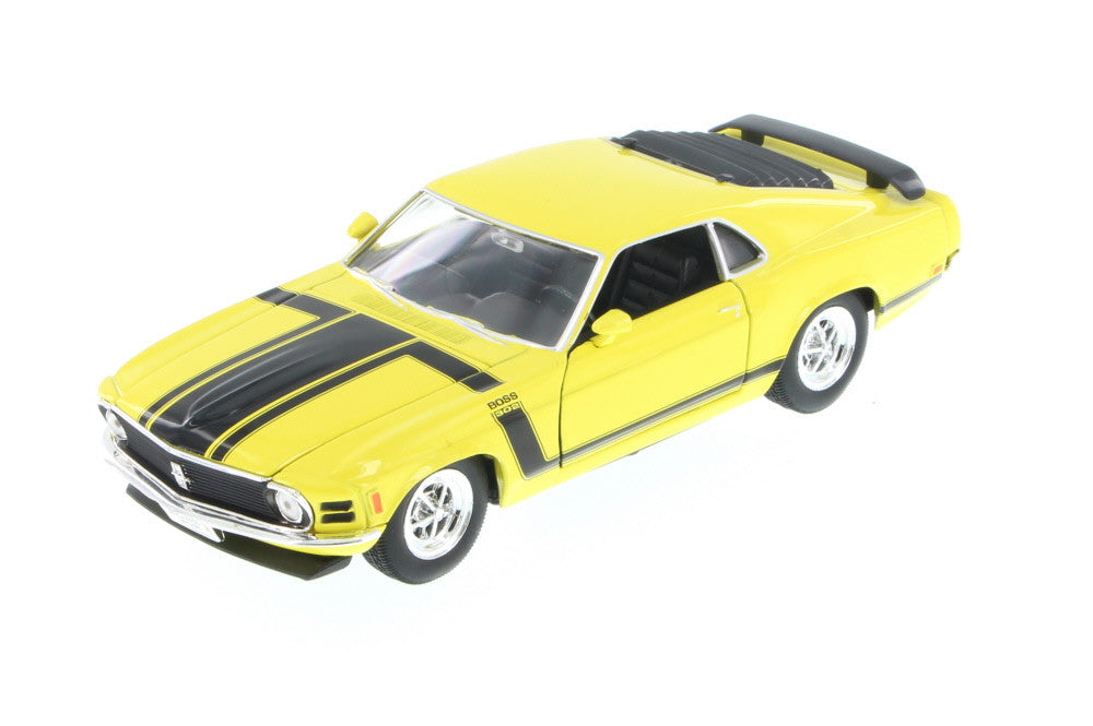 Ford Mustang Boss 302 Yellow - 1/24 Scale Welly 22088YELLOW