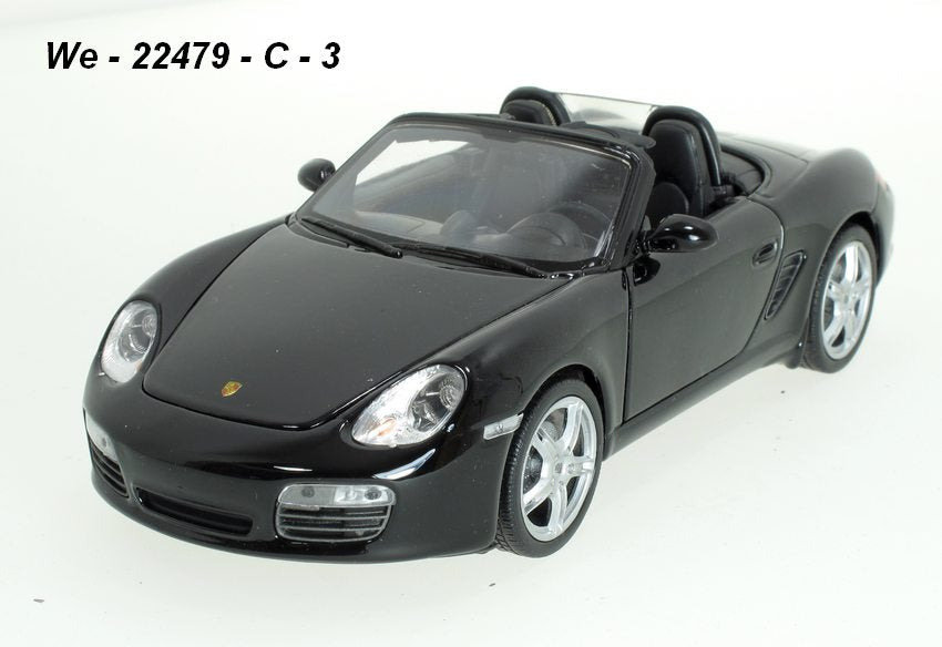 Porsche Boxter S Convertible Black - 1/24 Scale Welly 22479C