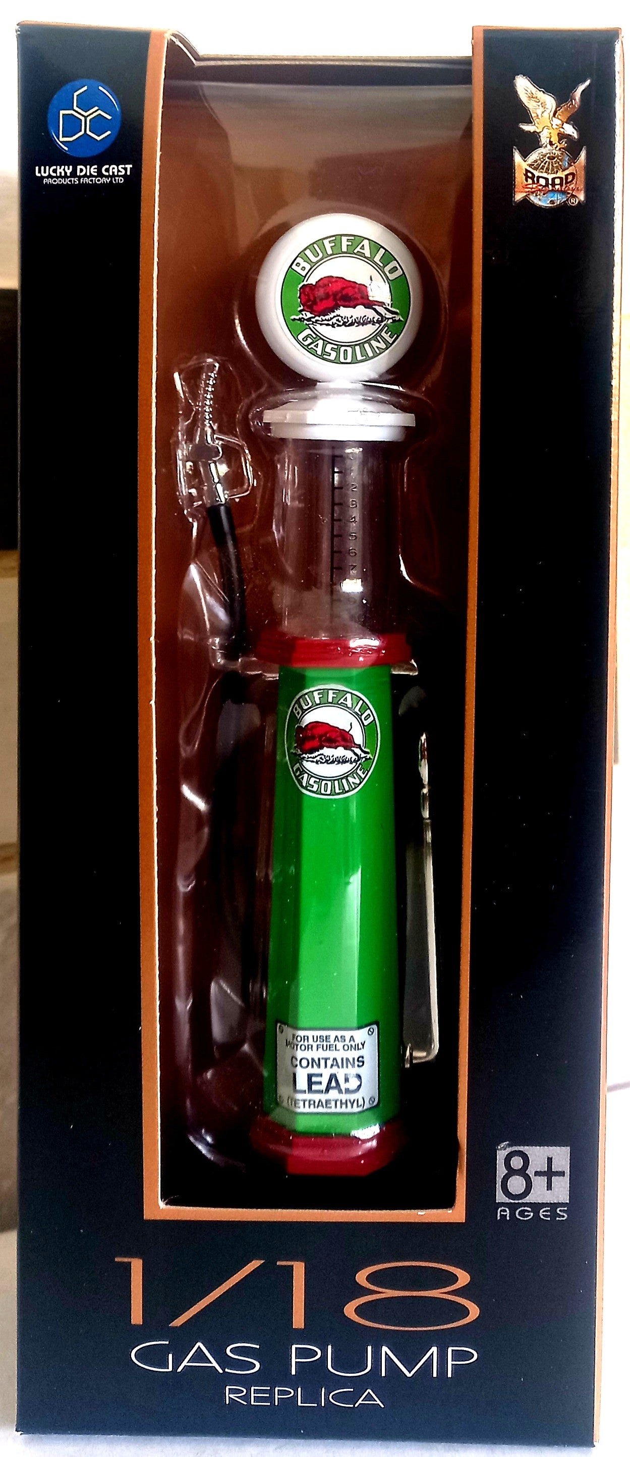 Buffalo Gas Pump (Round) - 1/18 Scale Yat Ming YAT98712