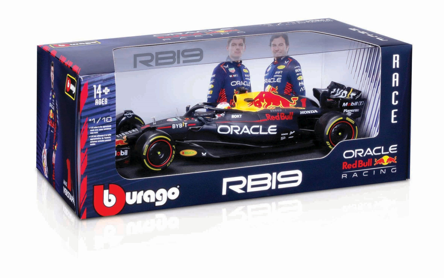 Red Bull F1 RB19 2023 - #1 Max Verstappen 1/18 Bburago 18-18003